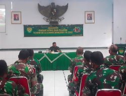 Dandim 0613 Ciamis Bekali Prajuritnya melalui Binsiap Apwil dan Puanter