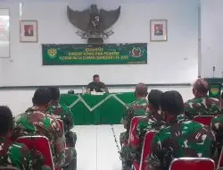Dandim 0613 Ciamis Bekali Prajuritnya melalui Binsiap Apwil dan Puanter