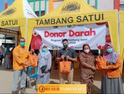 PT.Arutmin indonesia Site Satui adakan Sosial Kemanusian Donor Darah sekaligus berikan Souvenir Minyak Goreng.