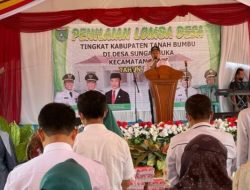 Tim Penilai Lomba Desa Kab.Tanbu Sambangi tempat Akhir Lomba Angsana dan Satui.