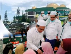 Bupati Tanbu Silaturahmi Dua Desa Karang Bintang, Santuni Anak Yatim