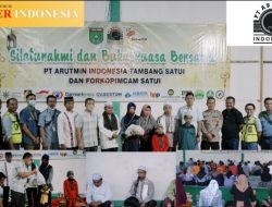 PT.Arutmin Satui Gelar Bukber bersama Forkopimcam, 1.515 Sembako untuk Anak Yatim dan Dhuafa.