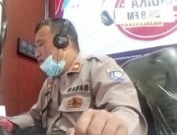 Tangkal Radikalisme, KBO Binmas Himbau Warga Melalui Radio Radika Fm Suara Majalengka