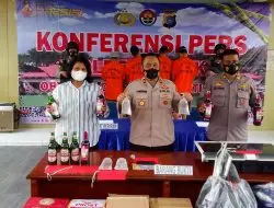 Polres Bangka Berhasil Ungkap Sejumlah Kasus dan Amakan 4 Orang Tersangka 