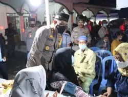 Percepat Vaksinasi Covid 19, Polres Majalengka Gelar Gebyar Vaksin Malam Hari di Halaman Mesjid Al – Hidayah