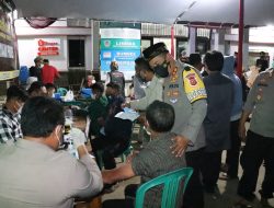 Polres Majalengka Kembali Gelar Vaksinasi Malam Hari, Kini di Mesjid Al Hidayah Desa Talaga Wetan