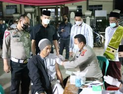 Dorong Upaya Percepatan Vaksinasi, Kasat Narkoba Ajak Masyarakat Untuk Vaksinasi dan Budayakan Prokes