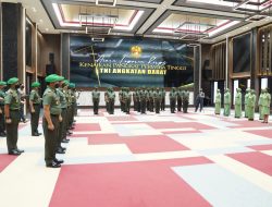 Kasad Terima Laporan Korps 19 Perwira Tinggi TNI AD, Putra Asli Kutai Raih Bintang