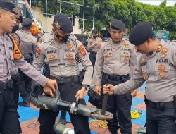 Tingkatkan Kemampuan, Personel Samapta Polres Majalengka Gelar Latihan SAR Terbatas