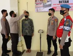 Tim Biro SDM Polda Kep. Babel Lakukan supervisi Penerimaan Polri Tahun 2022 di Polres Beltim