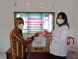 Pemerintah Pekon Tanjung Sari Bagikan BLT-DD Tahap Pertama