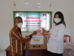Pemerintah Pekon Tanjung Sari Bagikan BLT-DD Tahap Pertama