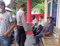 Patroli Dialogis, Bhabinkamtibmas Polsek Kasokandel Himbau Warga Jaga Kamtibmas dan Patuhi Prokes