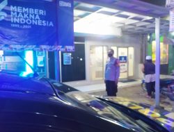 Patroli Blue Light, Polsek Jatitujuh Sasar Kantor Perbankan