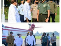 Pangdam Siliwangi, Danrem 063, Bersama Asgas Jabar, Sambut Kunjungan Kerja Presiden Jokowi Ke Cirebon.