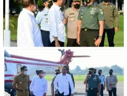 Pangdam Siliwangi, Danrem 063, Bersama Asgas Jabar, Sambut Kunjungan Kerja Presiden Jokowi Ke Cirebon.