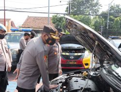 Persiapan Operasi Ketupat, Kapolres Majalengka Cek Randis R-4 Patroli dan R-2 Bhabinkamtibmas