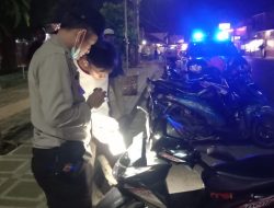 Cipta Kondisi Kamtibmas Polsek Leuwimunding Laksanakan Patroli Malam