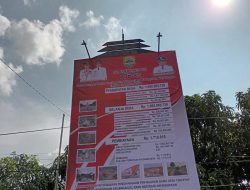 Sebagai Bentuk Transparansi Publik, Pemerintah Desa Bongas Wetan Memasang Infografis Realisasi dan APBDes Tahun 2022