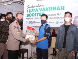 Polda Sumsel dan Pemerintah Provinsi Menggelar Vaksinasi Massal