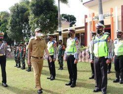 Polres Pagar Alam Gelar Pasukan Ops Ketupat Musi Hari Raya Idul Fitri 1443