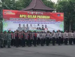 Bupati Purbalingga Pimpin Apel Gelar Pasukan Operasi Ketupat Candi 2022