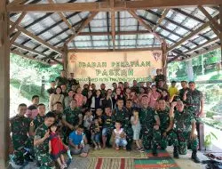 Peringati Hari Paskah Yonarmed 11 Kostrad Laksanakan Ibadah Bersama Keluarga