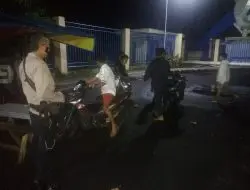 Jelang Sahur, Patroli Polsek Langensari Manuver Monitor Wilayah Antisipasi Tindak Kejahatan
