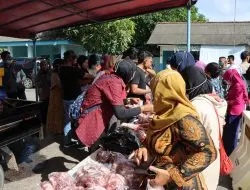 Polres Beltim Adakan Pasar Murah