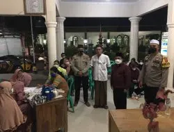 Genjot Capaian Vaksinasi, Kapolsek Jatitujuh Bersama Muspika Lakukan Ini!!