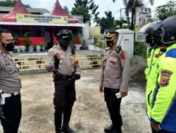 Kapolres Sumedang Tinjau Kesiapan Pos Pengamanan Arus Mudik di Wilayah Kabupaten Sumedang