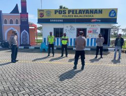 Kaposyan Rest Area KM 166 Tol Cipali Berikan Arahan Apel Pagi Agar Tercipta Kamtibmas
