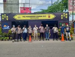 Kasi Propam Polres Majalengka Cek Personil di Pos Pam Ops Ketupat Lodaya 2022 Rajagaluh