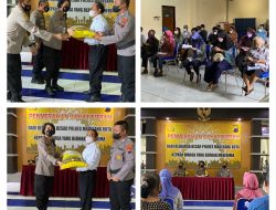 Polres Magelang Kota Salurkan Zakat Fitrah Kepada Warga Yang Berhak