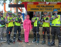 Jaga Konduksifitas Pada Bulan Ramadhan, Tim Patroli Sepatu Roda Terus Meluncur