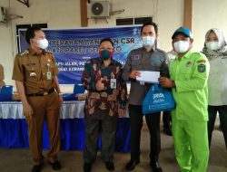 Bank Sumsel Babel ( BSB) Cabang Kota Prabumulih Bagikan Paket Sembako 