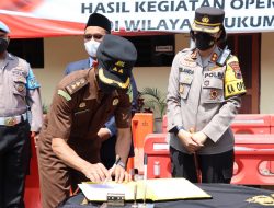 Polres Magelang Kota Musnahkan Barang Bukti Miras, Obat Terlarang Dan Knalpot Tidak Standar
