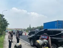 Lancarkan Mudik Lebaran, Sat Samapta Polres Majalengka Lakukan Pengaturan Arus Lalu Lintas