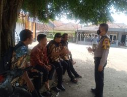 Berikan Himbauan Prokes Saat Ramadhan Polsek Palasah Polres Majalengka Lakukan Patroli