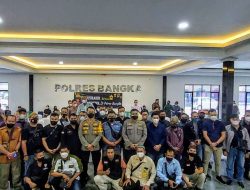 Silaturahmi Kapolres Bangka Bersama Media Mitra Digedung Tri Brata