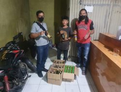 Selama Tiga hari Sat Res Narkoba Polres Majalengka Amankan Ratusan Botol Miras
