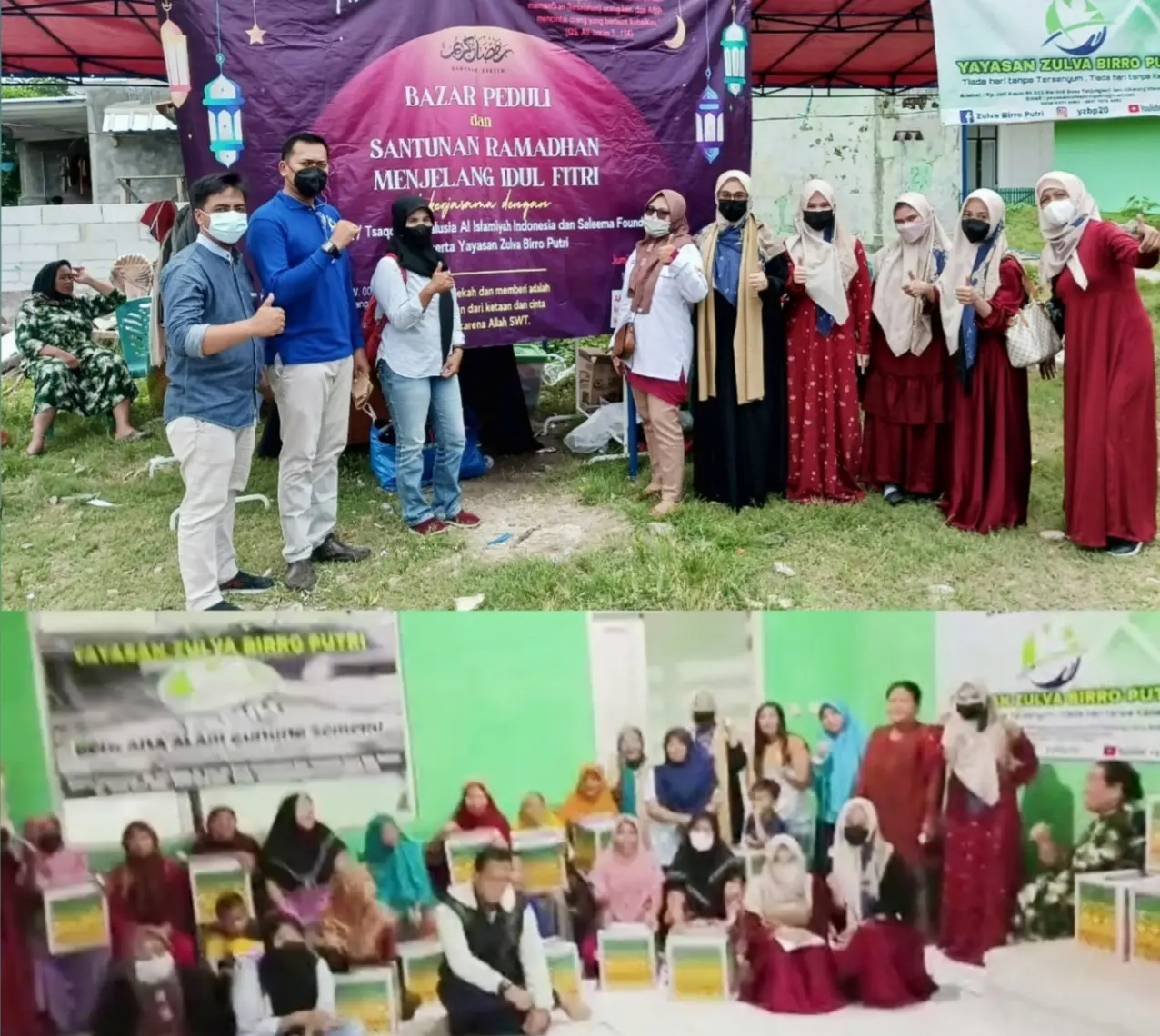 Pengurus YayasanTsaqofa Andalusia Al Islamiyah Bersama Yayasan Zulva Birro Putri