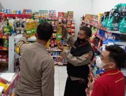 Pasca Lebaran,Polsek Majalengka Kota Laksanakan Pengecekan Kamtibmas di Sejumlah Mini Market