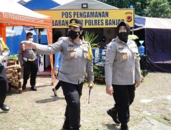 Kapolres Banjar bersama Pamen Asistensi Polda Jabar Pantau Situasi Arus Balik