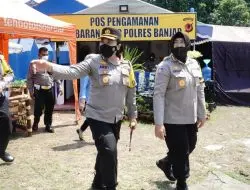 Kapolres Banjar bersama Pamen Asistensi Polda Jabar Pantau Situasi Arus Balik