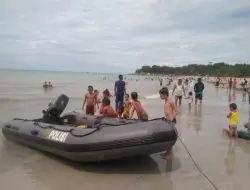 Operasi Ketupat Menumbing Polres Bangka Melaksanakan Pengamanan Di Objek Wisata 