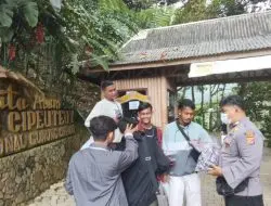 Patroli Tempat Wisata, Polsek Sindangwangi Berikan Himbauan Prokes Dan Bagikan Masker Kepada Pengunjung