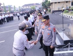 Polda Sumsel Melaksanakan Kegiatan Halal Bihalal Bersama Personilnya