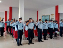 Rutan Kelas IIB Boyolali ikut serta dalam Apel Pegawai dan Halal Bi Halal Keluarga Besar Kemenkumham bersama Menteri Hukum dan HAM RI.