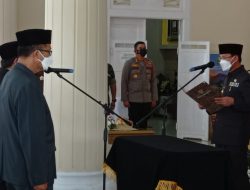 Bupati Lantik Jajaran Pejabat Perumda PT. Sindangkasih Multi Usaha